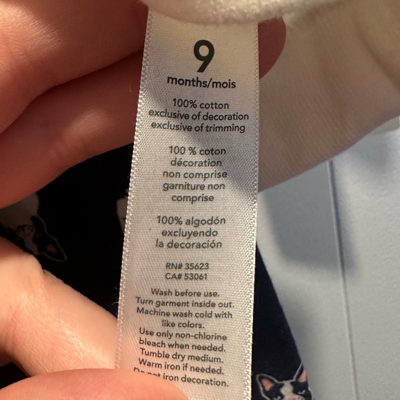 NWT Carter’s 9mos I Woof You sweater/legging set - Picture 5 of 6